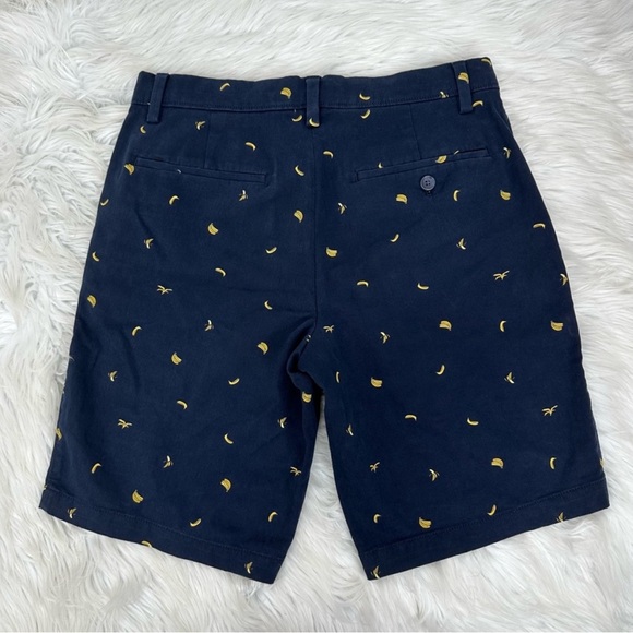 Banana Republic Men’s Navy Blue Aiden Banana Print Short W30-W32 - Picture 3 of 8